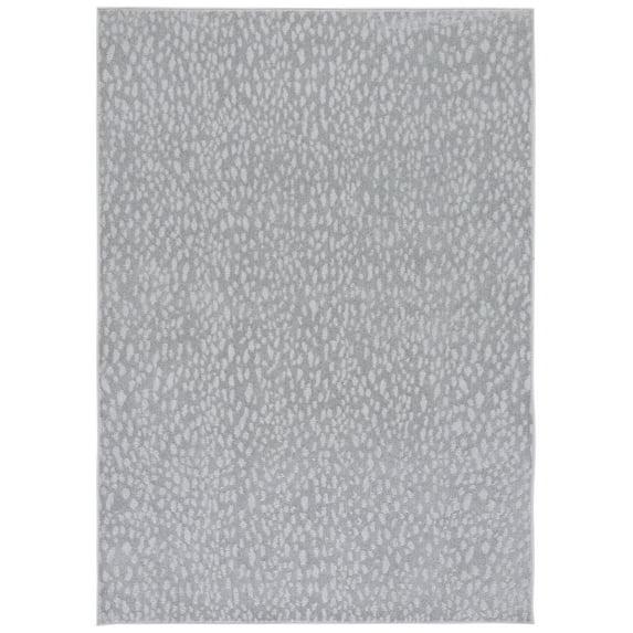 Pattern and Solid PNS408 Power Loomed Area Rug - Grey - 6'7"x9' - Safavieh.
