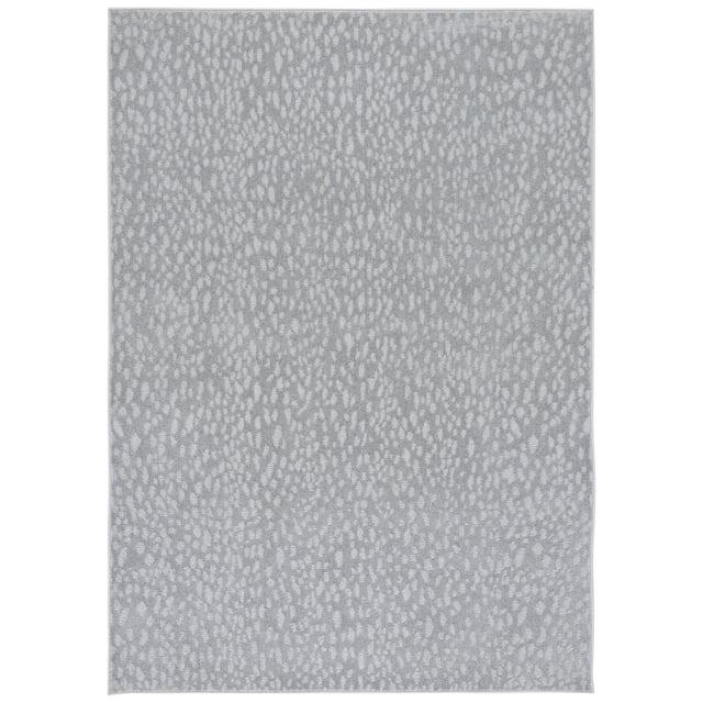 Pattern and Solid PNS408 Power Loomed Area Rug - Grey - 8'x10' - Safavieh.