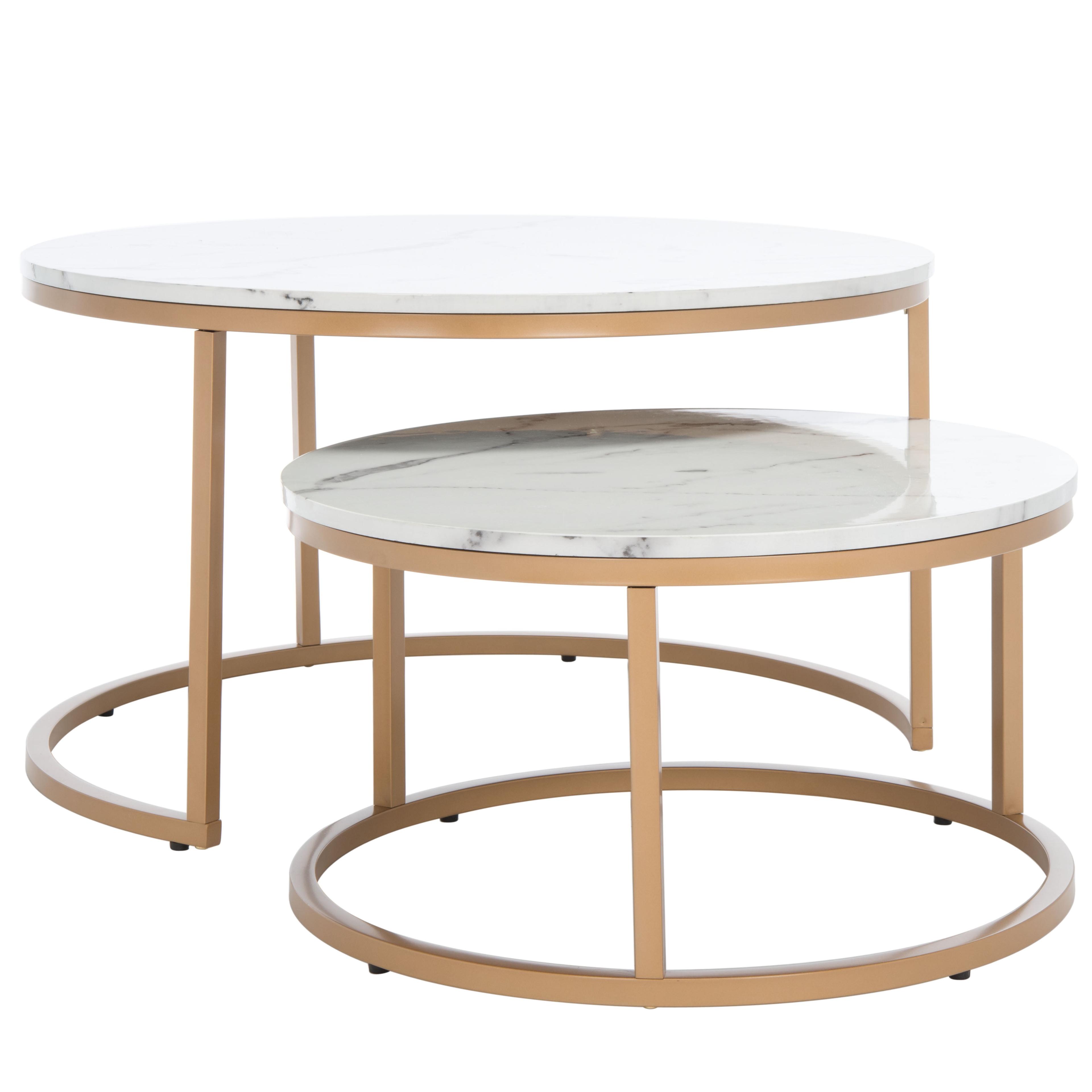 Peppino 2 Round Nest Cof Table - Safavieh