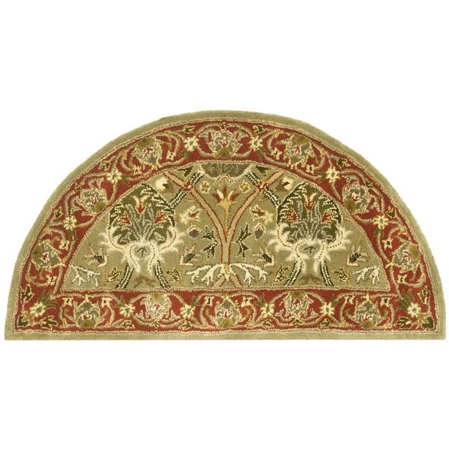 Persian Legend PL819 Hand Tufted Indoor Accent Rug - 2'x4' - Light Green/Rust - Safavieh