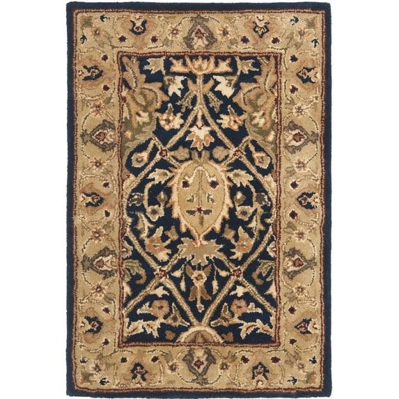 Persian Legend PL819 Hand Tufted Indoor Accent Rug - 2'x3' - Blue/Gold - Safavieh