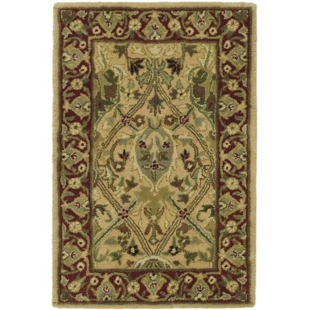 Persian Legend PL819 Hand Tufted Indoor Accent Rug - 2'x3' - Ivory/Rust - Safavieh