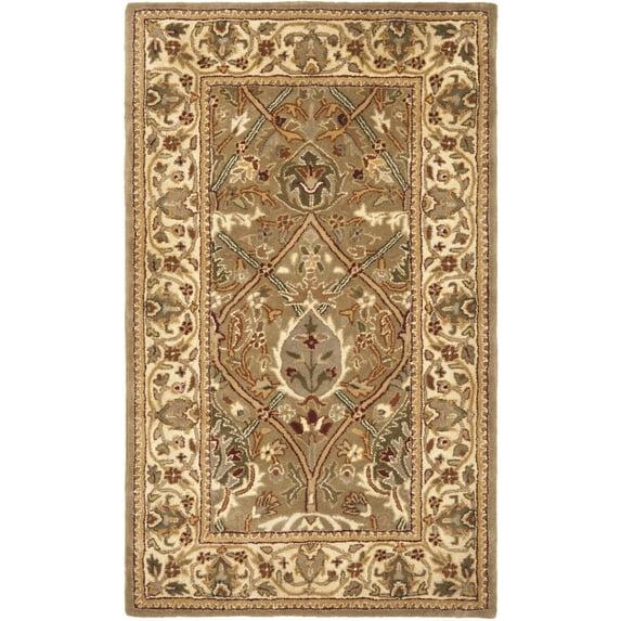 Persian Legend PL819 Hand Tufted Indoor Accent Rug - 3'x5' - Light Green/Beige - Safavieh