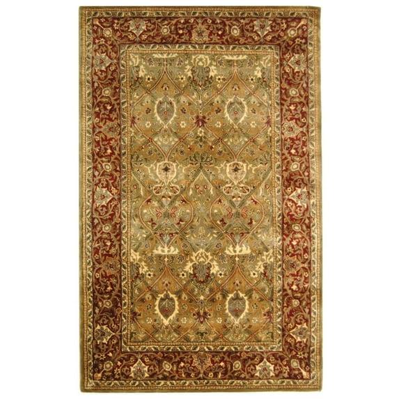 SAFAVIEH Persian Legend Amy Oriental Area Rug, Dark Olive/Rust, 5' x 8'