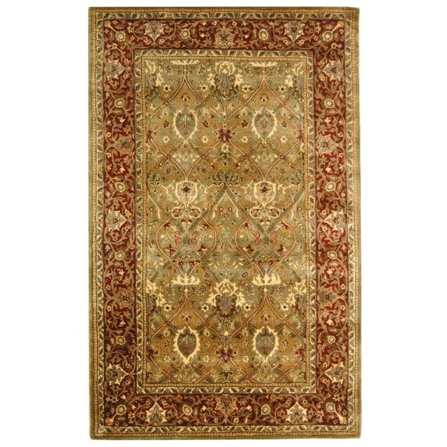 SAFAVIEH Persian Legend Amy Oriental Area Rug, Dark Olive/Rust, 5' x 8'