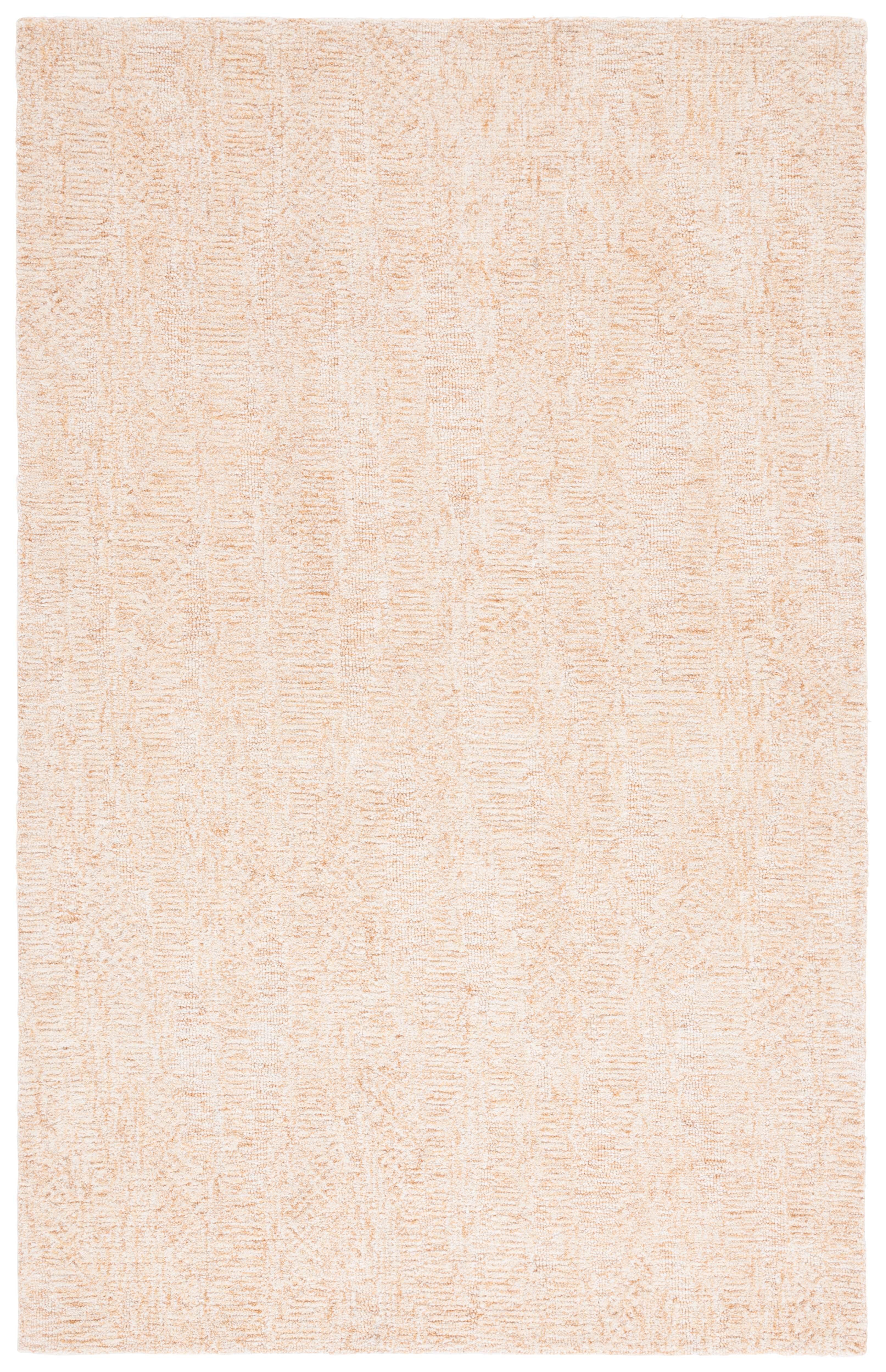 SAFAVIEH Pine Miraj Solid Area Rug, Rust/Ivory, 5' x 8'