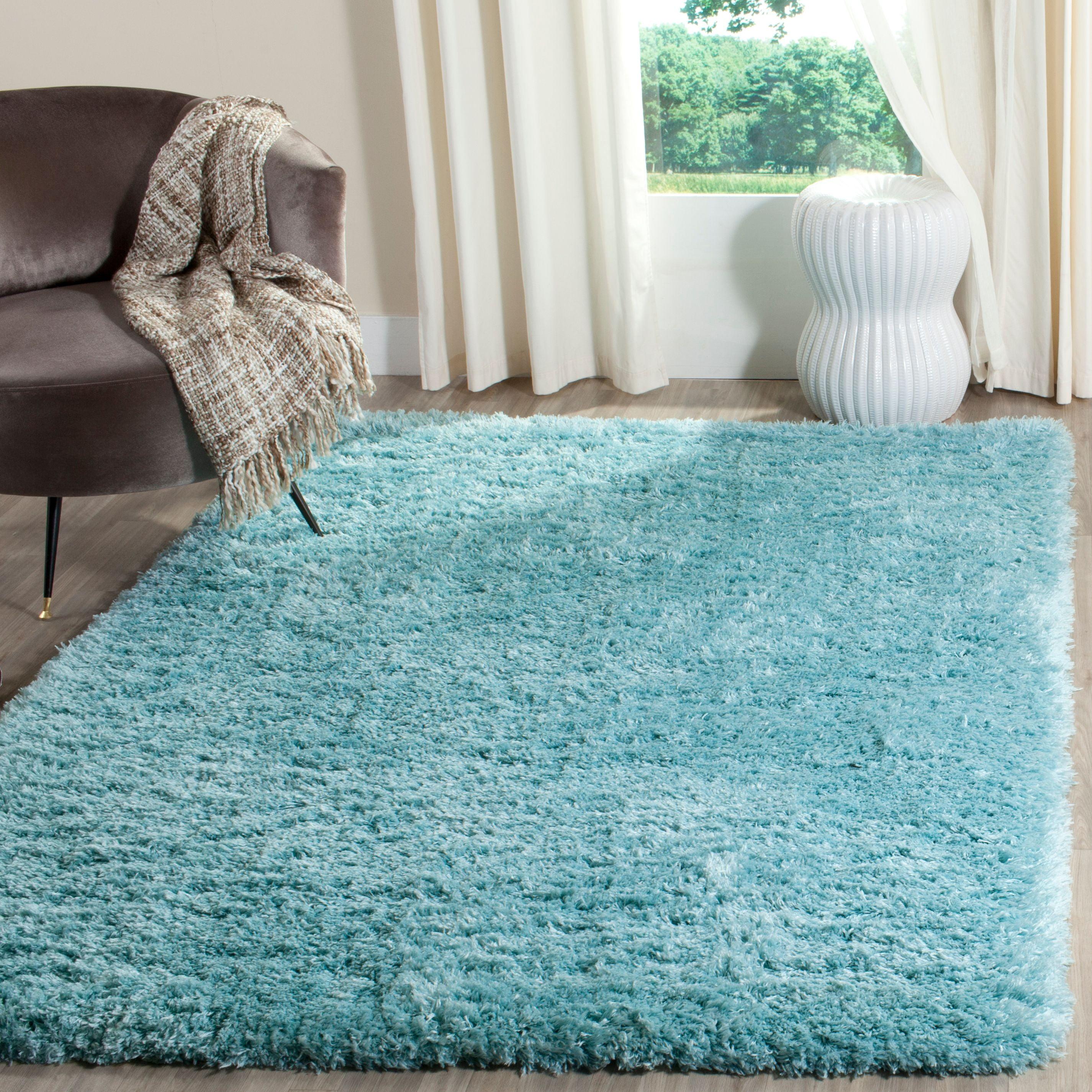 Polar Shag PSG800 Power Loomed Area Rug  - Safavieh