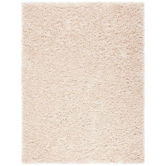Polar Shag PSG800 Power Loomed Indoor Area Rug - 6'7"x9'2" - Light Beige - Safavieh