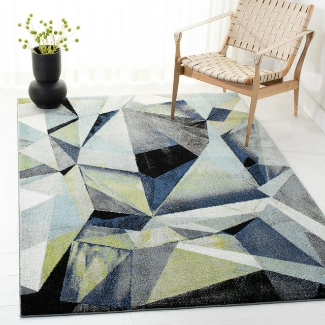 Porcello PRL6940 Power Loomed Indoor Area Rug - 9'x12' - Grey/Blue - Safavieh