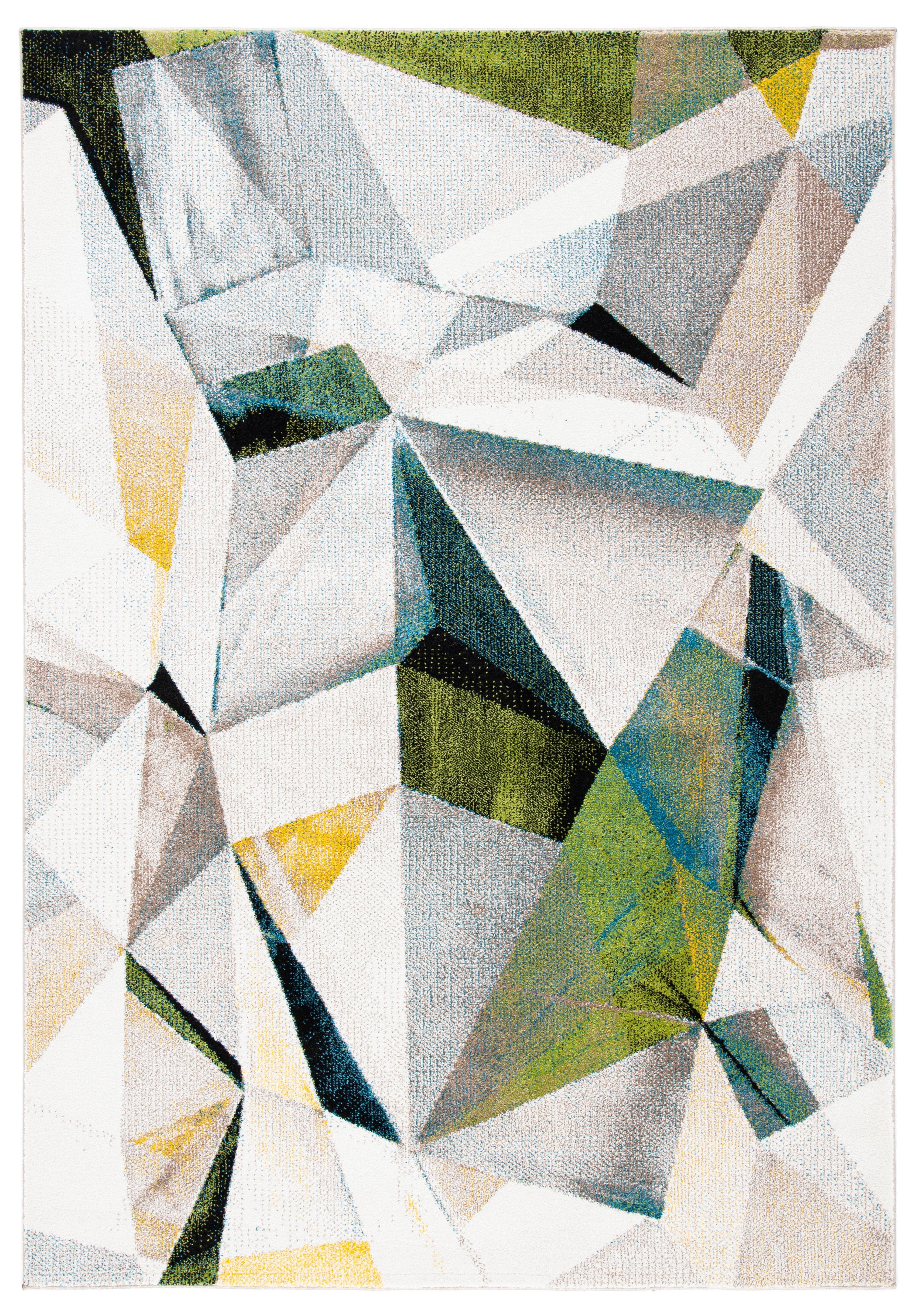 Porcello PRL6940 Power Loomed Indoor Area Rug - 9'x12' - Ivory/Green - Safavieh