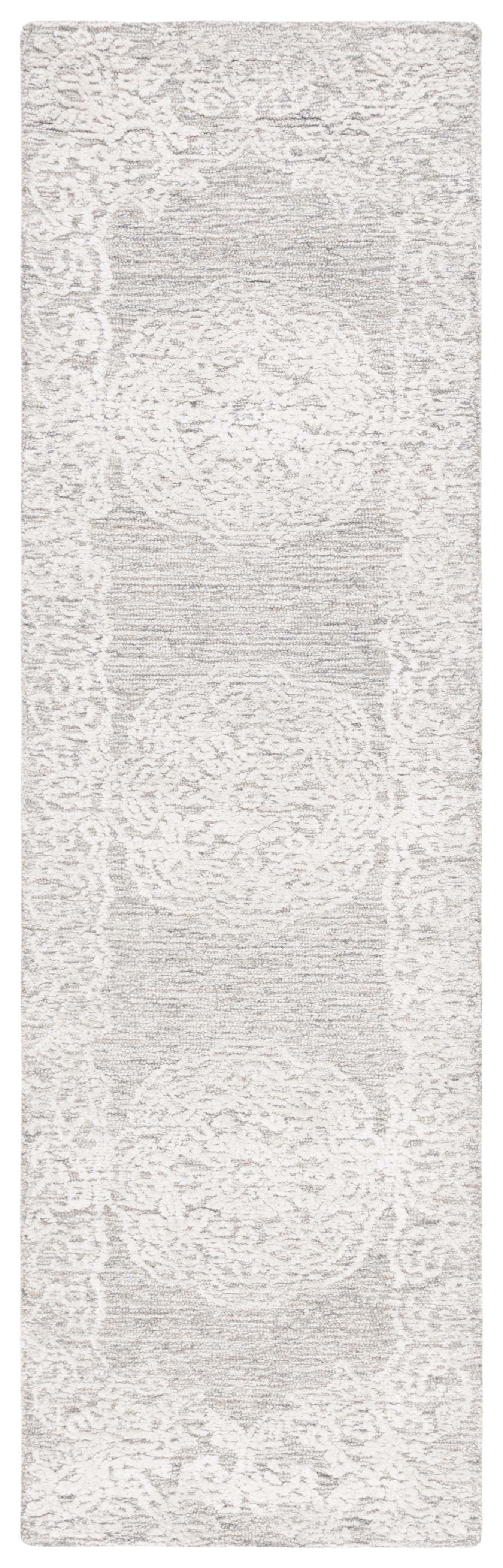 Charlton Home® Bathulda Hand Tufted 60% Wool, 20% Bamboo Silk, 20% Cotton With Cotton Backing Floral Rug