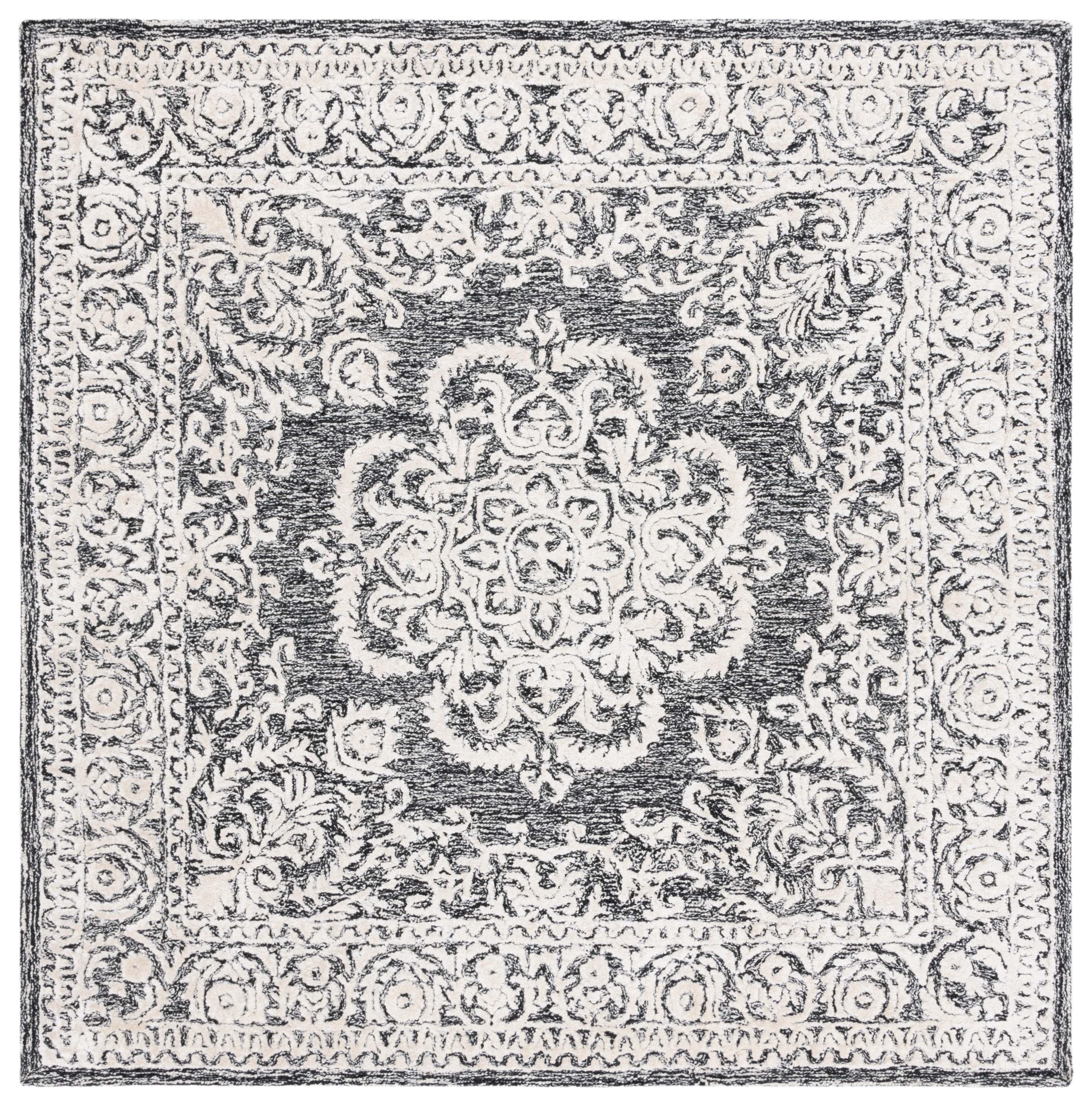 Charlton Home® Bathsheeb Hand Tufted 60% Wool, 20% Bamboo Silk, 20% Cotton With Cotton Backing Oriental Rug