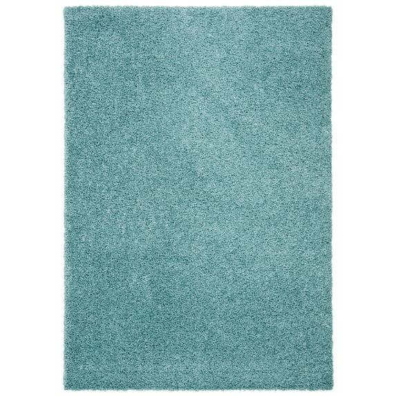Primo Shag PRM300 Power Loomed Area Rug - Aqua - 5'3"x7'6" - Safavieh.