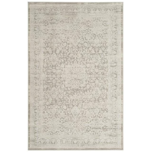 Princeton PRN712 Power Loomed Indoor Area Rug - Grey/Beige - 4'x6' - Safavieh.