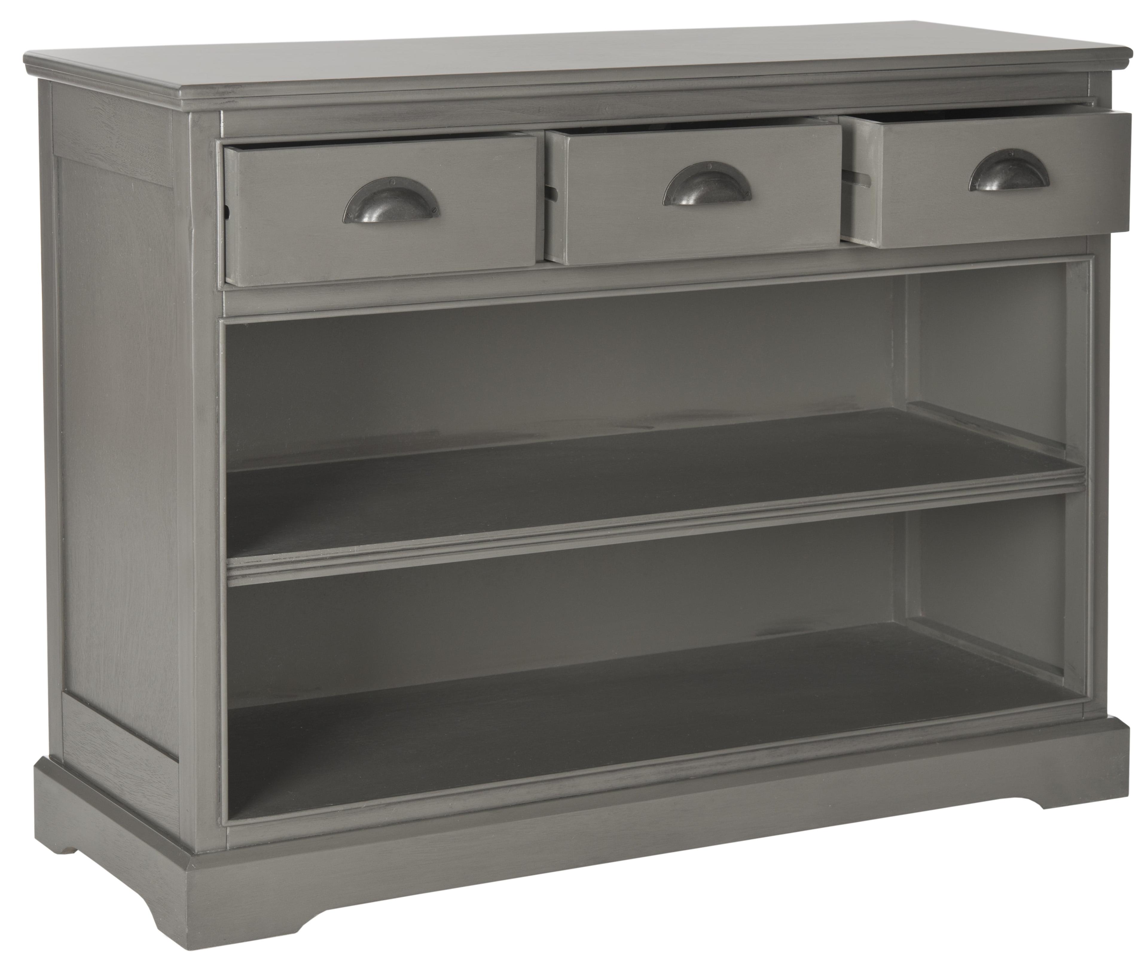 Prudence Book Shelf - AMH5727 - Grey - Safavieh Couture