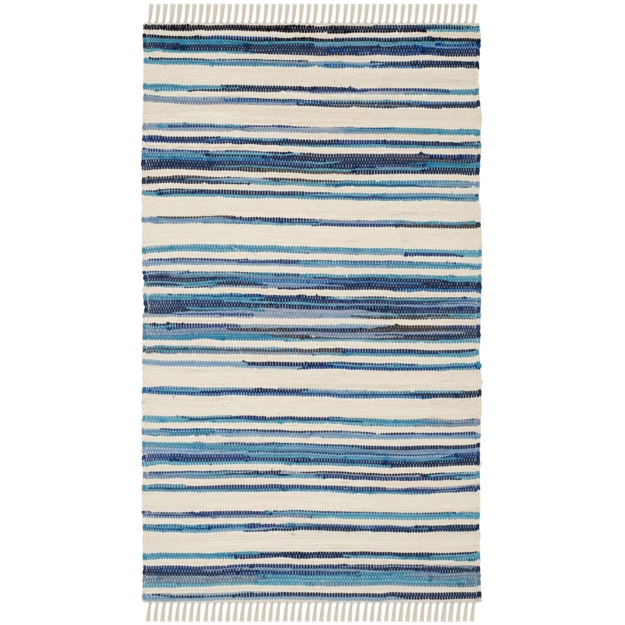 Rag Area Rug RAR126 Hand Woven Area Rug  - Safavieh