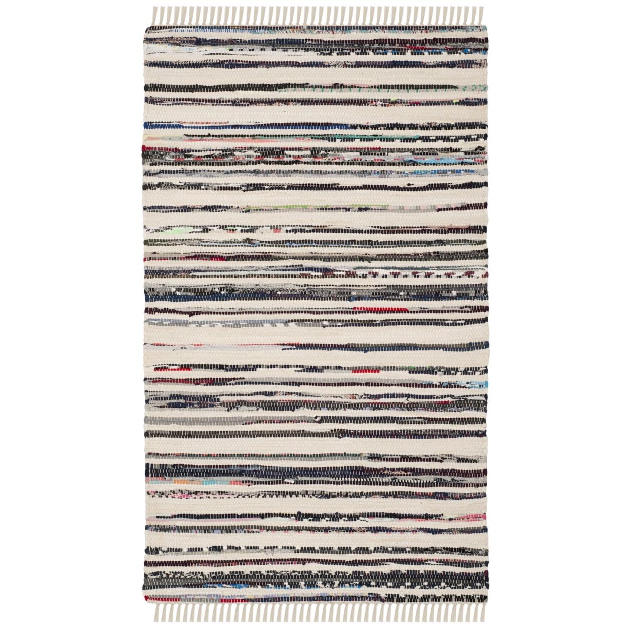 Rag Area Rug RAR126 Hand Woven Area Rug  - Safavieh