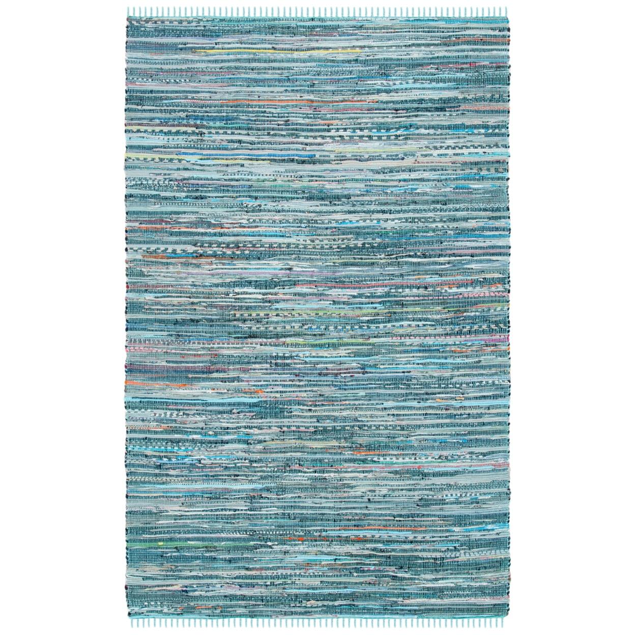 Rag Area Rug RAR127 Hand Woven Area Rug  - Safavieh