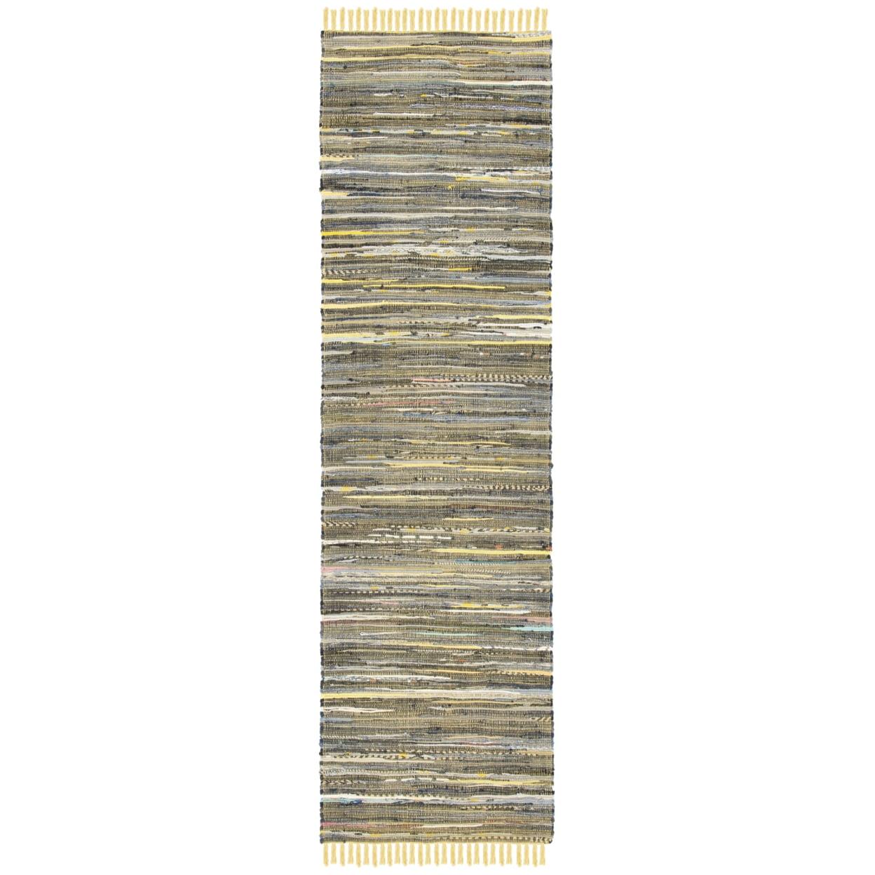 Rag Area Rug RAR127 Hand Woven Area Rug  - Safavieh