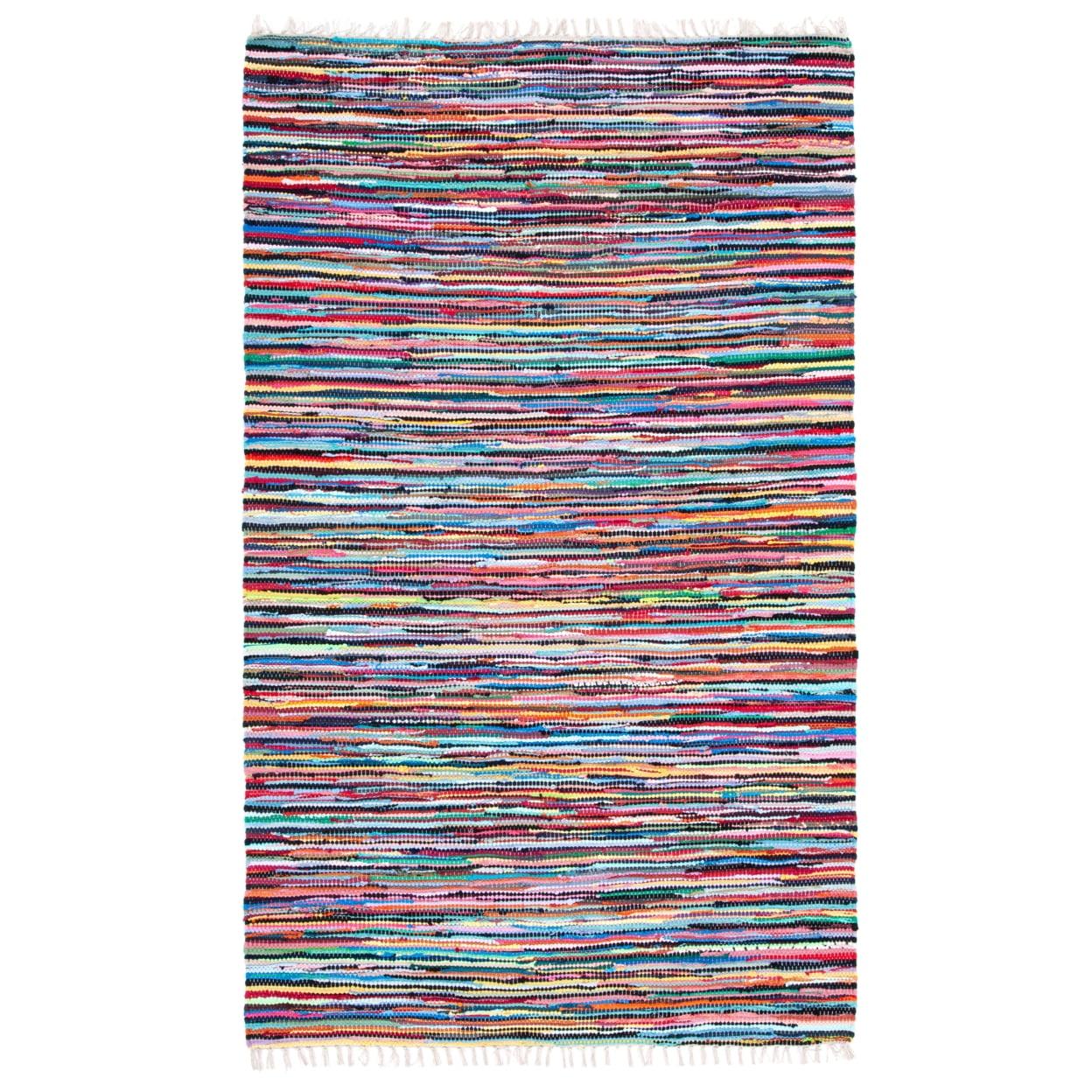 Rag Area Rug RAR128 Hand Woven Area Rug  - Safavieh