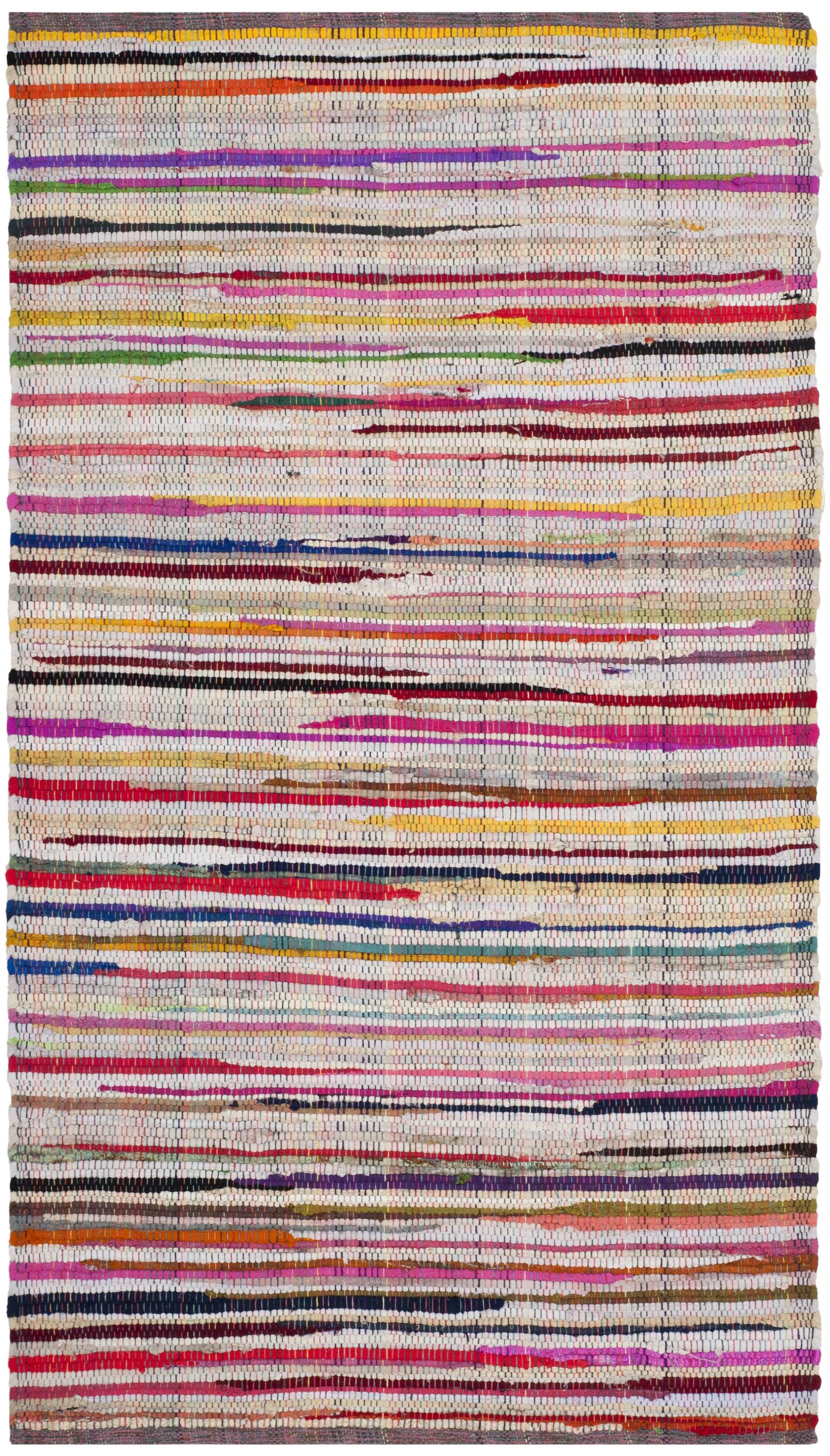 Rag Area Rug RAR240 Hand Woven Area Rug  - Safavieh