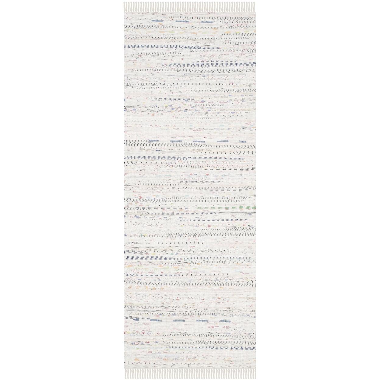 SAFAVIEH Rag Rug RAR121G Handwoven Ivory / Multi Rug