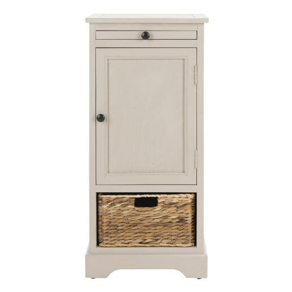 Raven Tall Storage Unit - Vintage Grey - Safavieh.