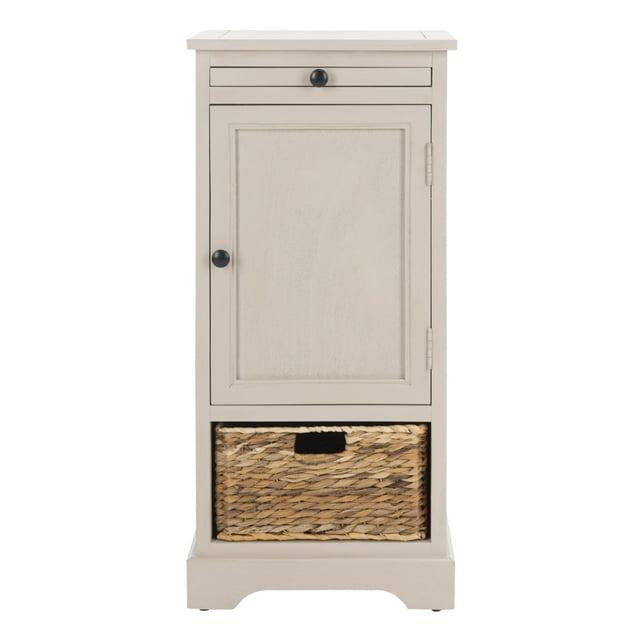 Raven Tall Storage Unit - Vintage Grey - Safavieh.