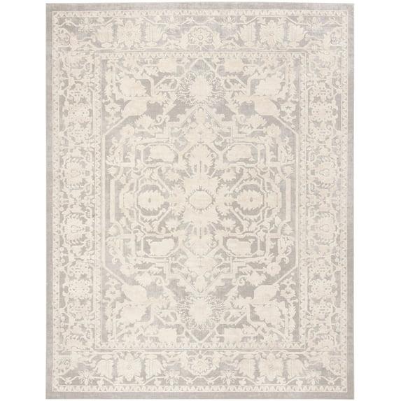 Reflection RFT665 Power Loomed Indoor Area Rug - Light Grey/Cream - 4'x6' - Safavieh.