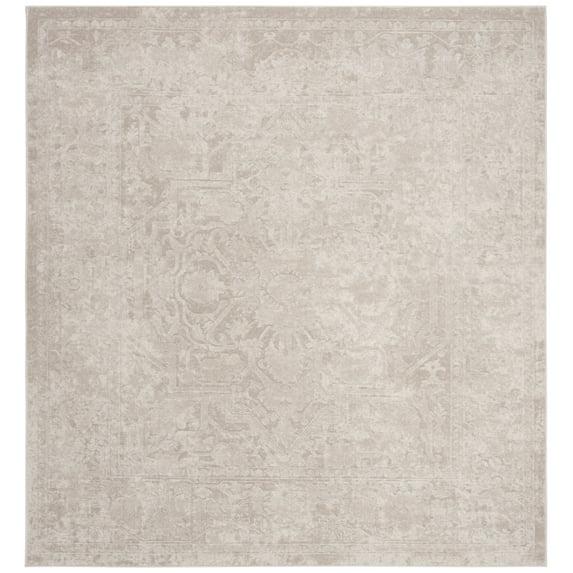Reflection RFT665 Power Loomed Indoor Area Rug - 8'x8' - Creme/Ivory - Safavieh