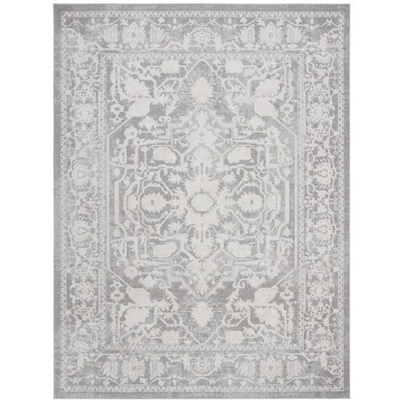 Reflection RFT665 Power Loomed Indoor Area Rug - 11'x15' - Light Grey/Cream - Safavieh