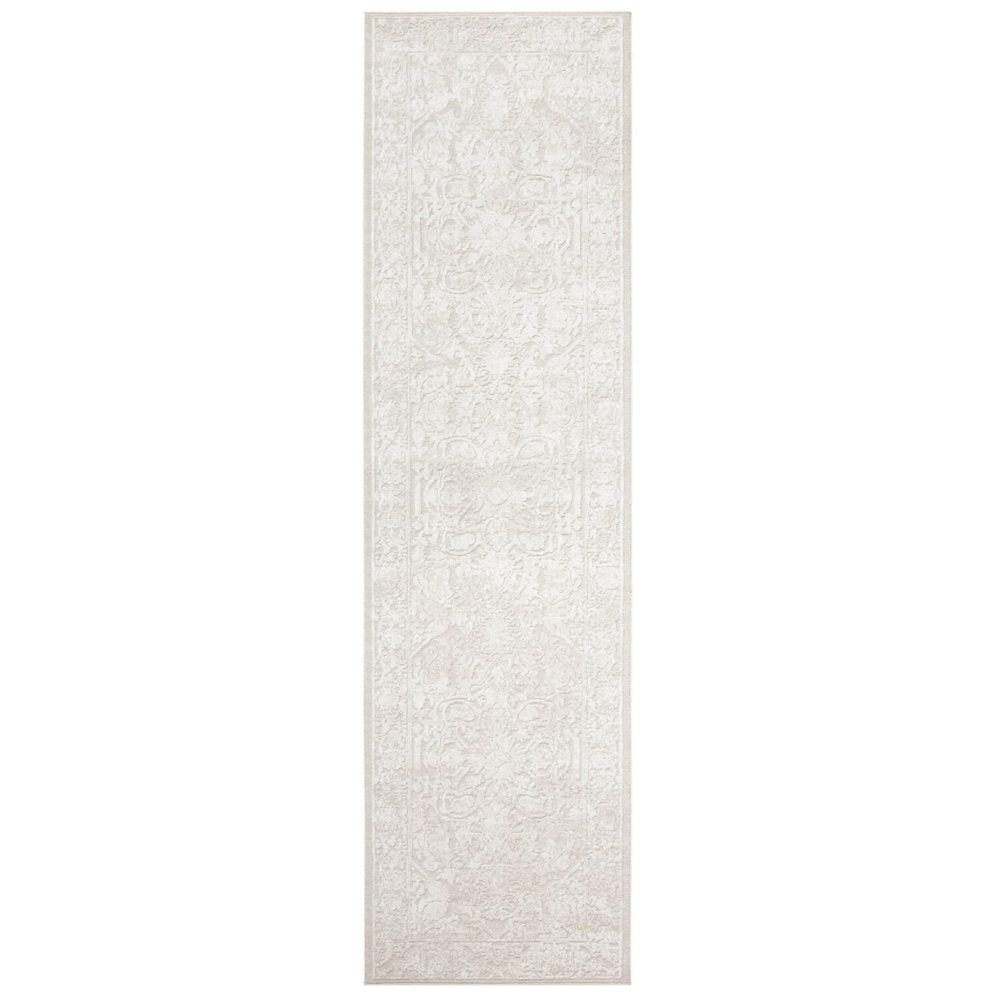 Reflection RFT665 Power Loomed Indoor Runner Rug - 2'3"x14' - Creme/Ivory - Safavieh