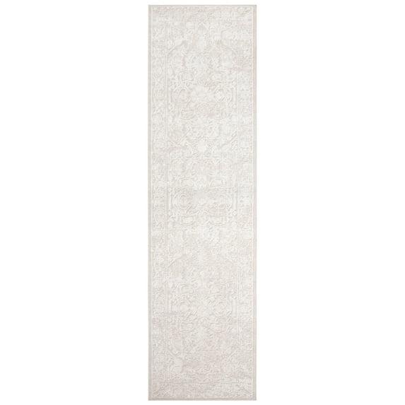 Reflection RFT665 Power Loomed Indoor Runner Rug - 2'3"x14' - Creme/Ivory - Safavieh