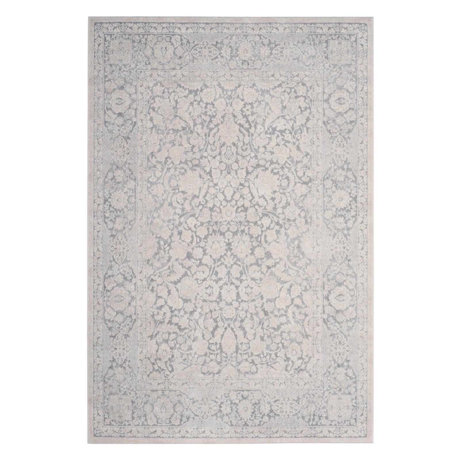 SAFAVIEH Reflection Dermot Traditional Area Rug, Light Grey/Cream, 3' x 5'