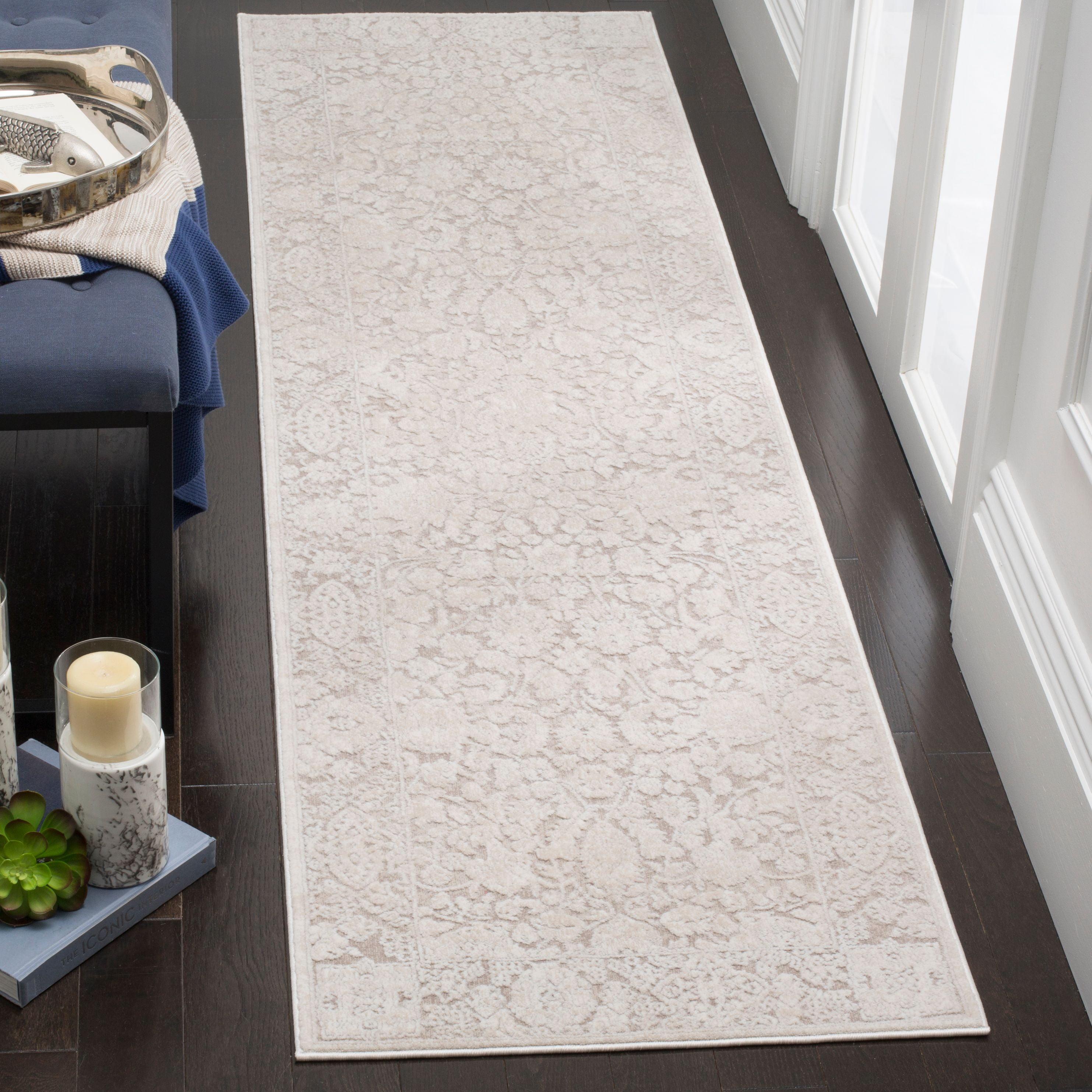 Reflection RFT667 Power Loomed Indoor Runner Rug - 2'3"x8' - Beige/Cream - Safavieh