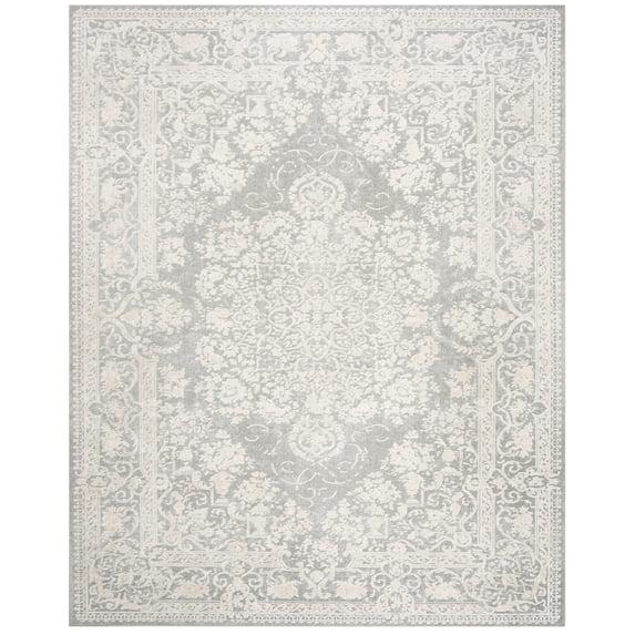 Reflection RFT664 Power Loomed Area Rug - Light Grey/Cream - 8'9"x11'9" - Safavieh.