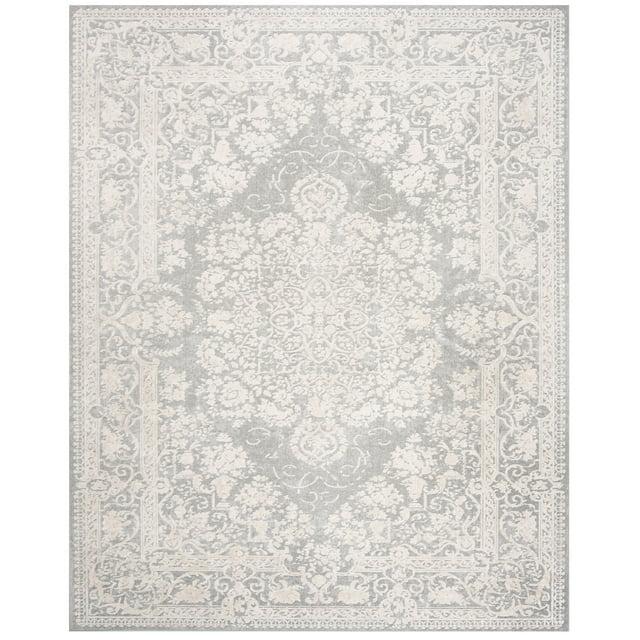 Reflection RFT664 Power Loomed Area Rug - Light Grey/Cream - 8'9"x11'9" - Safavieh.