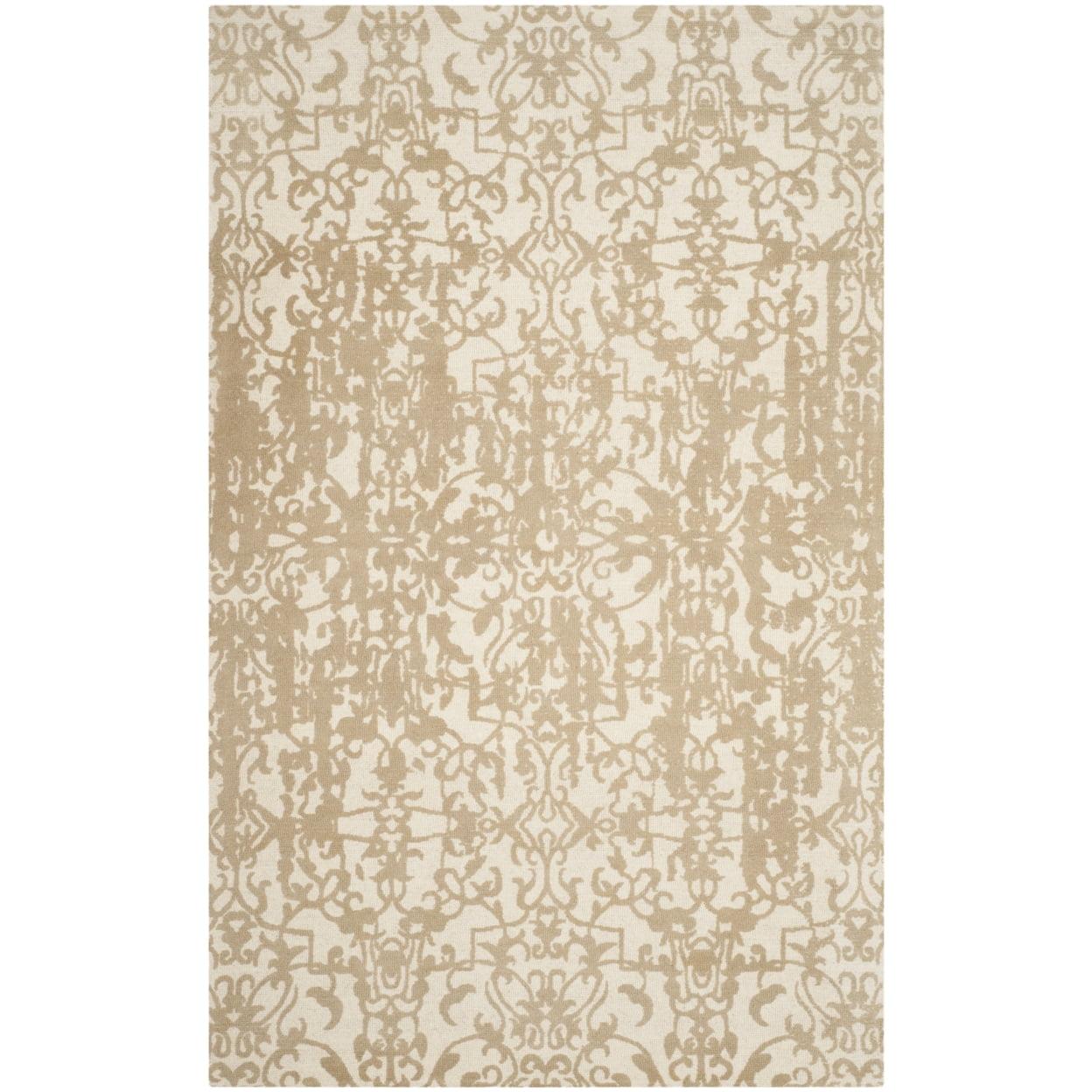 Safavieh Restoration Vintage Hanf Tufted Wool Pile Floral Rug