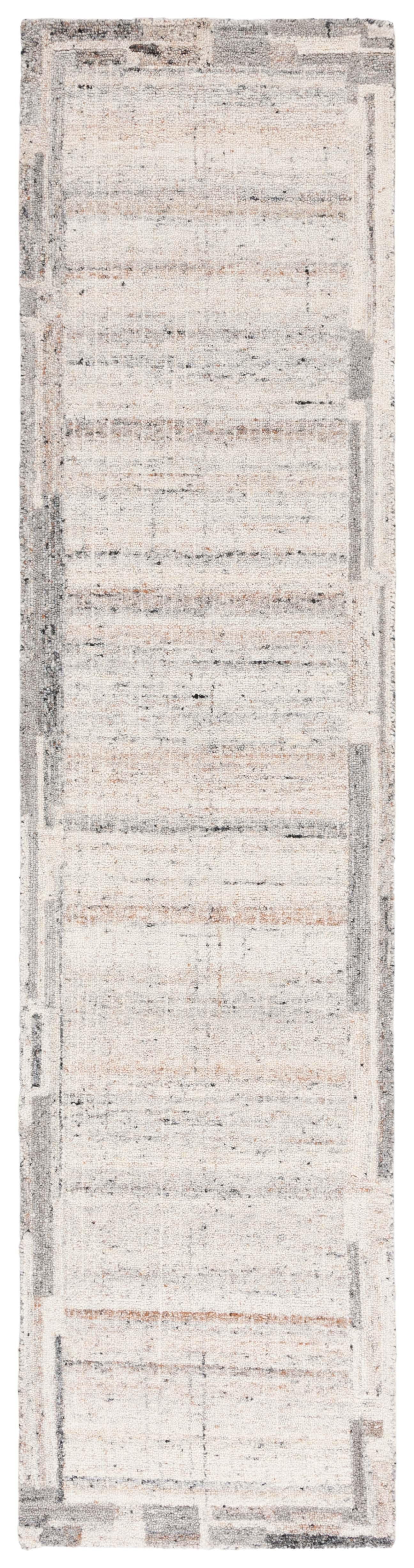 Restoration Vintage RVT801 Hand Tufted Indoor Runner Rug - Grey/Beige - 2'-3"x9' -Safavieh