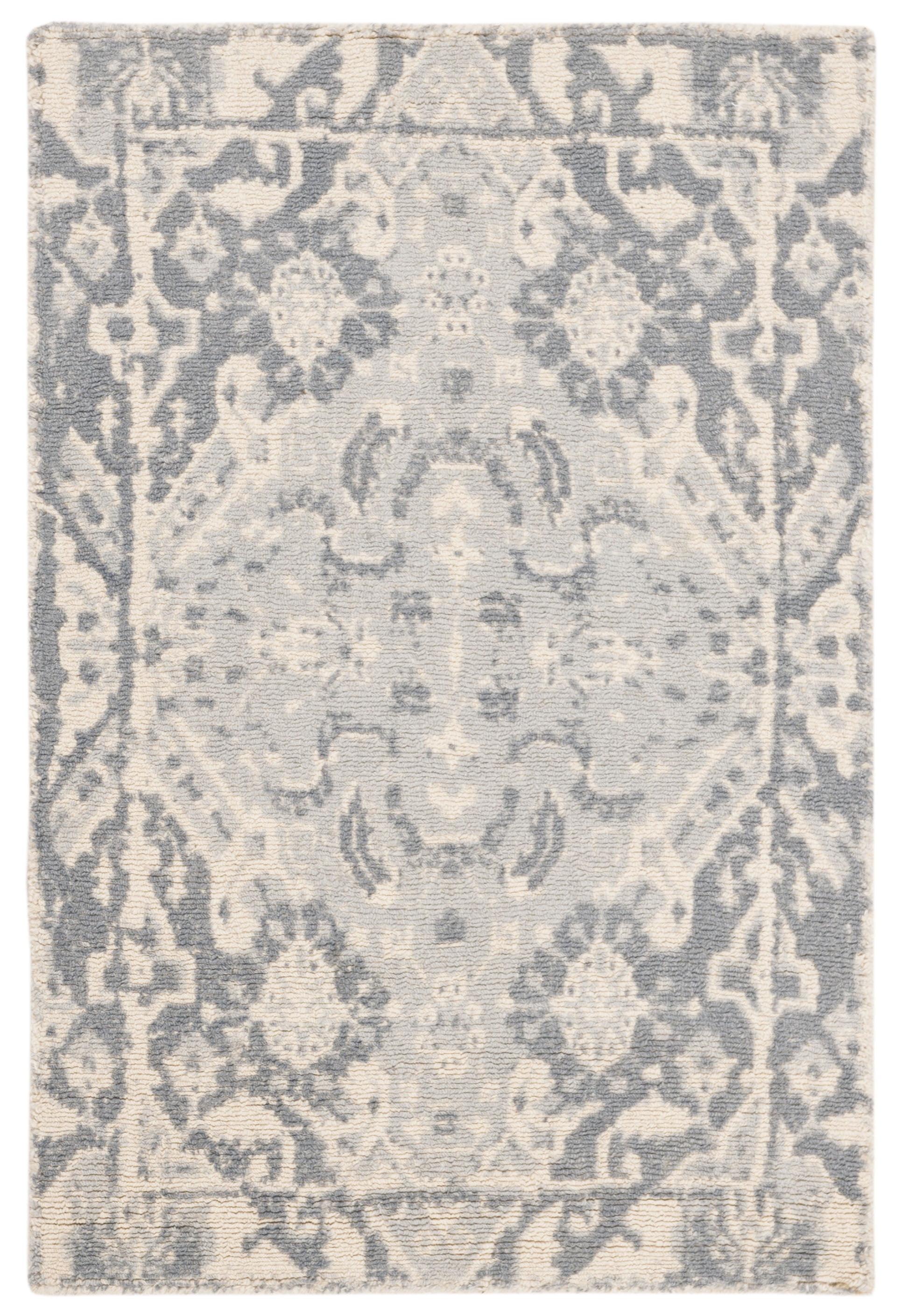 Restoration Vintage RVT532 Hand Tufted Accent Rug - Charcoal/Ivory - 2'x3' - Safavieh.