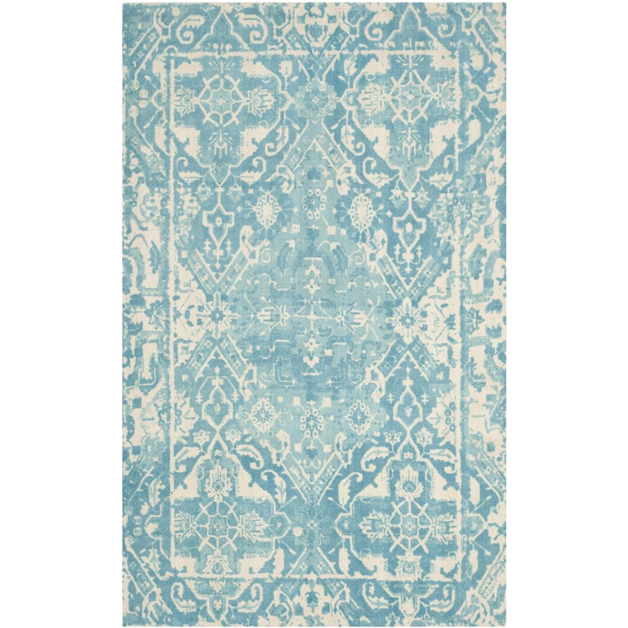 Restoration Vintage Hand Tufted Wool Oriental Rug