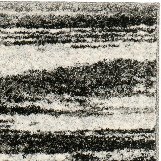 Retro RET2693 Power Loomed Indoor Runner Rug - 2'3"x11' - Dark Grey/Light Grey - Safavieh
