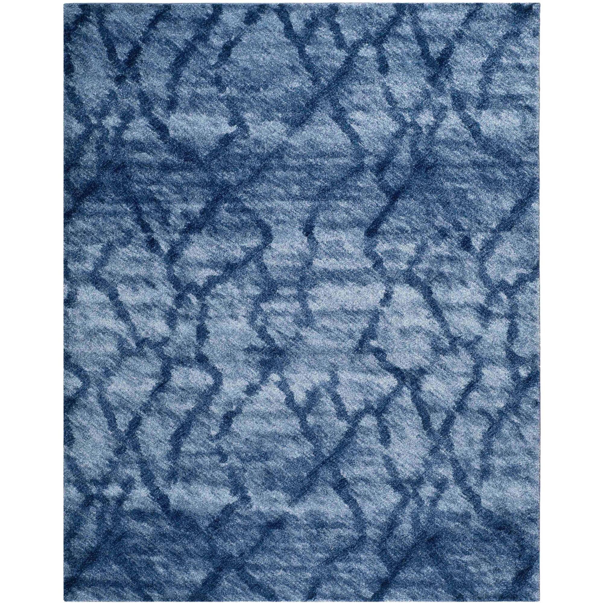 Retro RET2144 Power Loomed Indoor Area Rug - Blue/Dark Blue - 10'x14' - Safavieh.