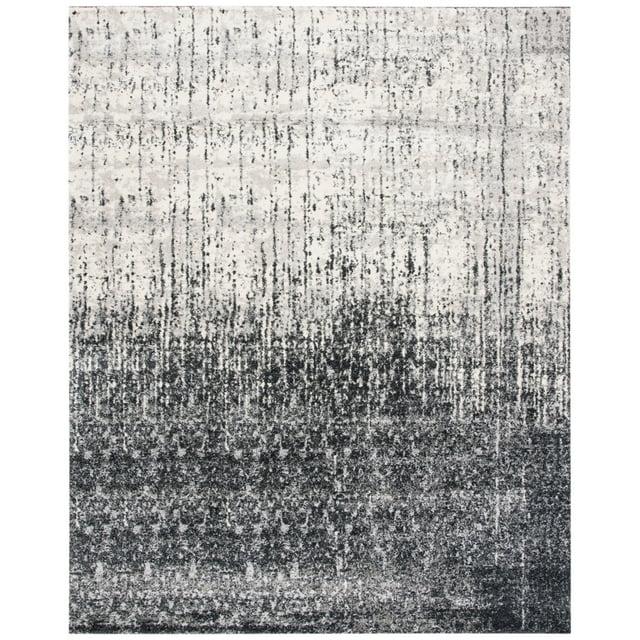 Retro RET2770 Power Loomed Accent Rug - Black/Light Grey - 2'x3' - Safavieh.