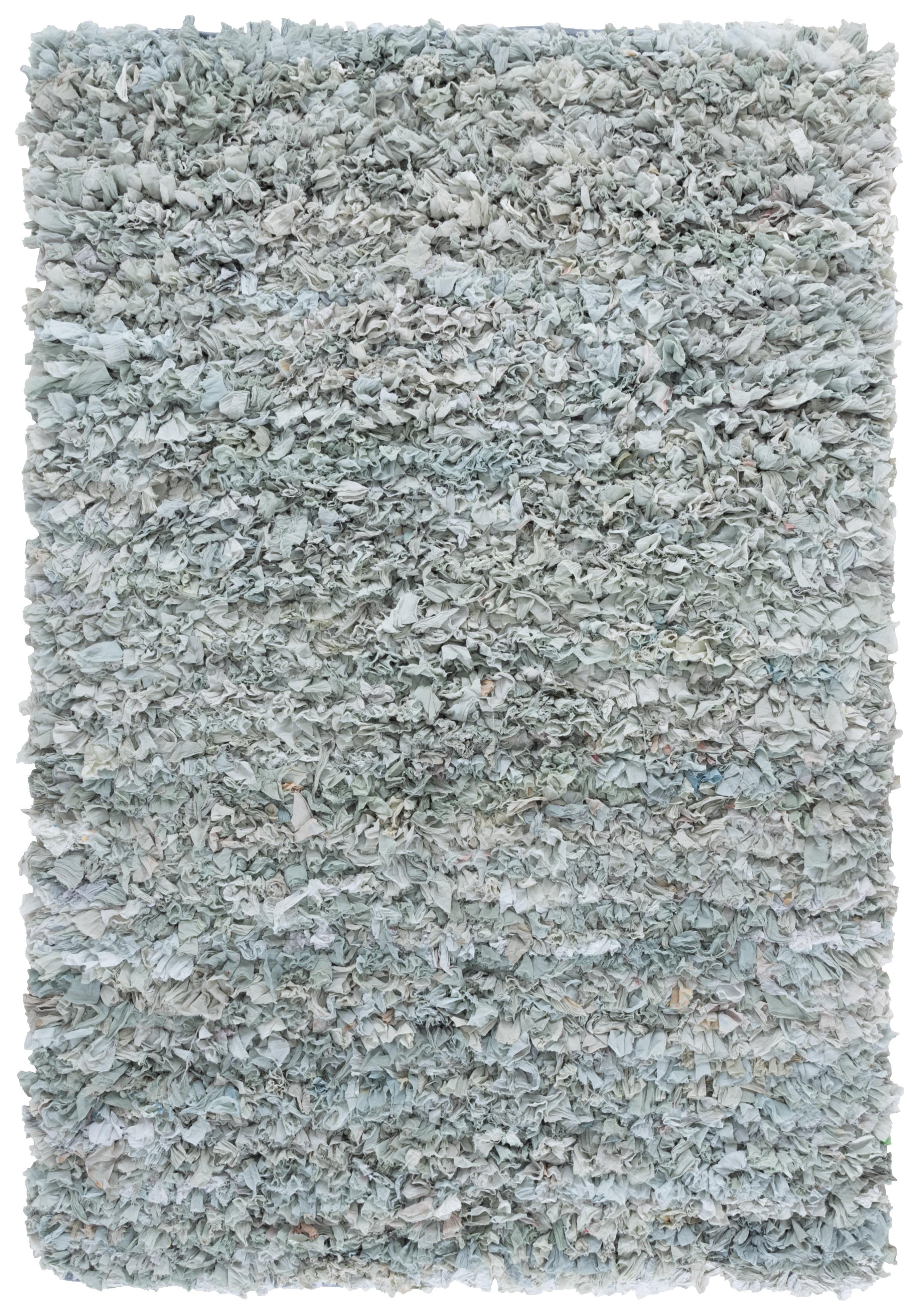 Rio Shag SG951 Hand Loomed Indoor Area Rug - Light Green - 5'x8' - Safavieh