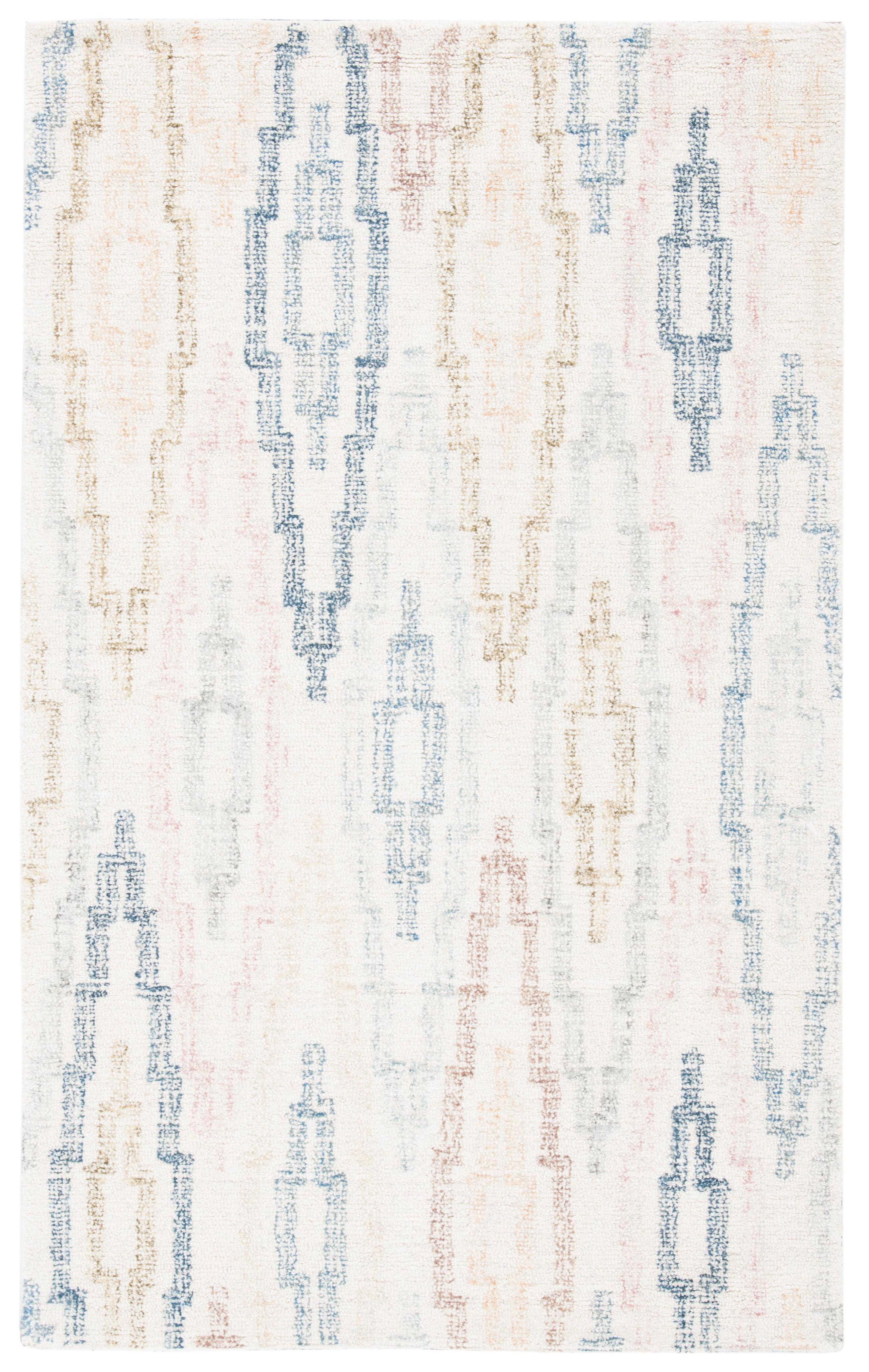 Rodeo Drive RD101 Hand Tufted Area Rug - Ivory/Blue - 3'x5' - Safavieh.