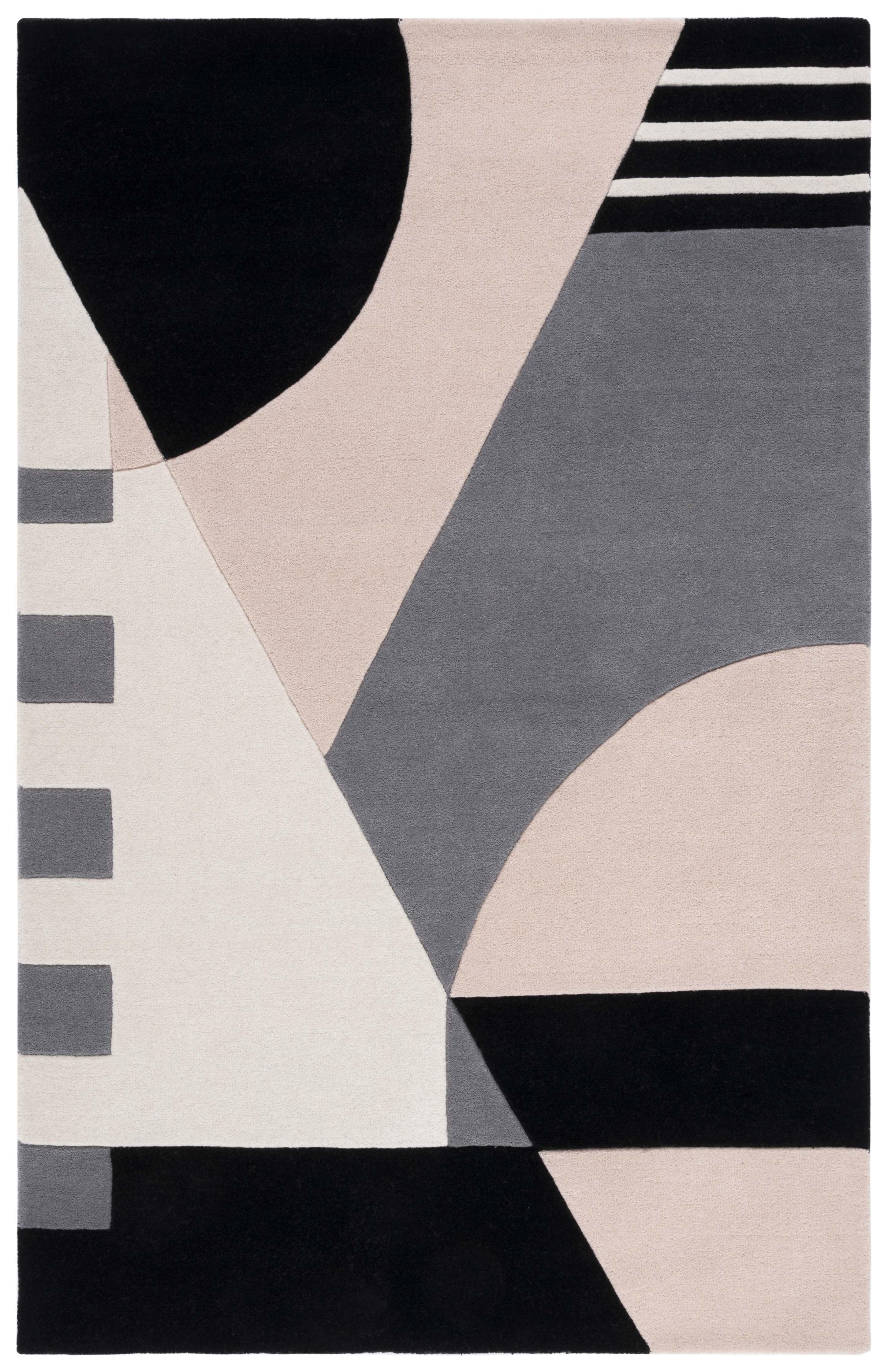 Rodeo Drive RD863 Hand Tufted Area Rug - Pink/Ivory - 3'x5' - Safavieh.