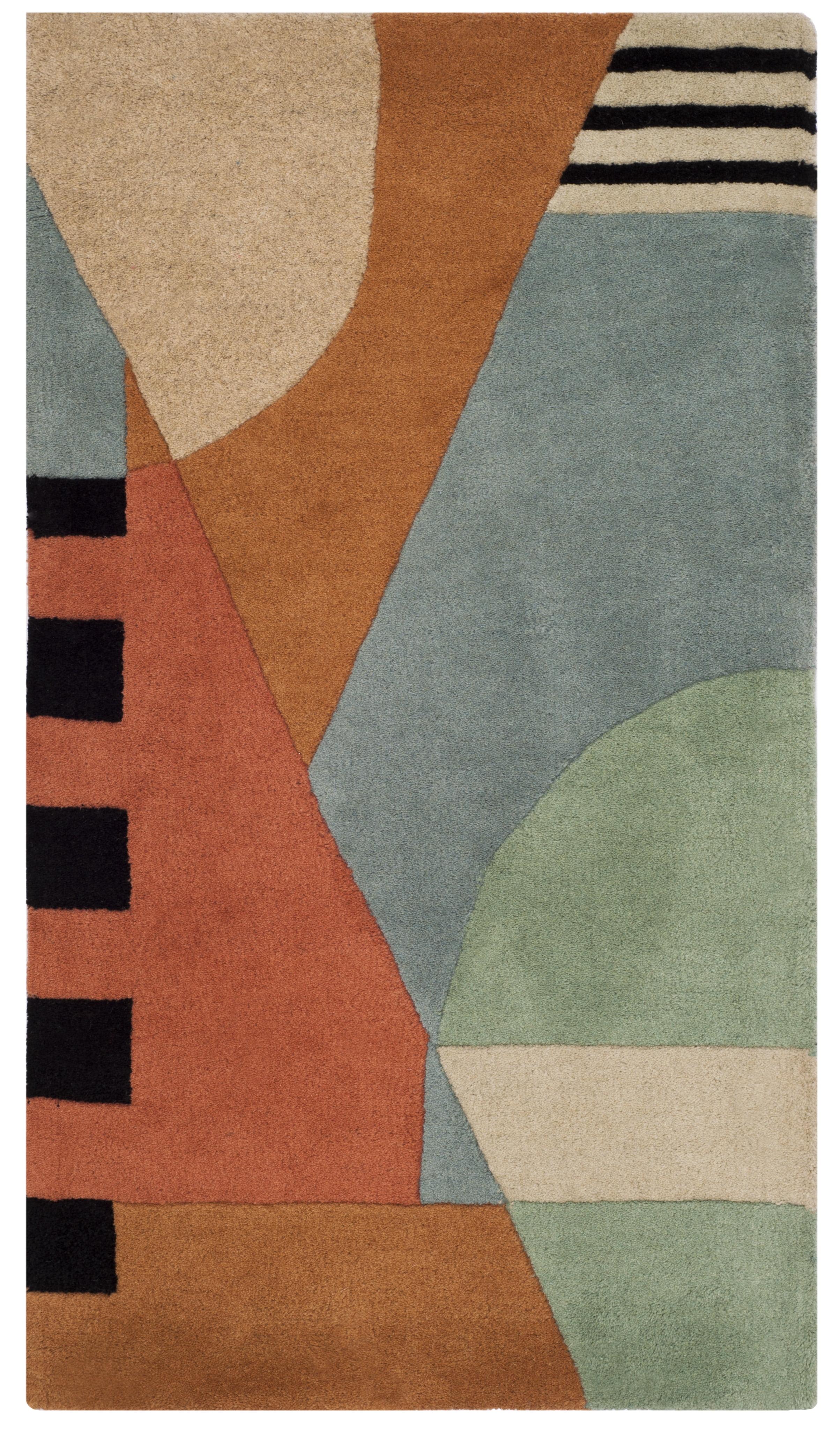 Rodeo Drive RD863 Hand Tufted Indoor Accent Rug - 3'6"x5'6" - Gold - Safavieh