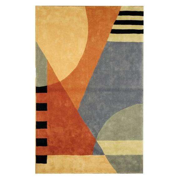 Rodeo Drive RD863 Hand Tufted Indoor Area Rug - 7'6"x9'6" - Gold - Safavieh