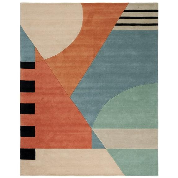 Rodeo Drive RD863 Hand Tufted Indoor Area Rug - 7'6"x9'6" - Gold - Safavieh